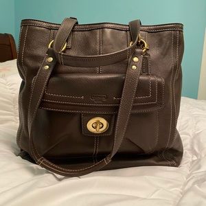 Like New Penelope Coach Chocolate Tote